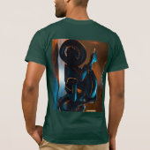 Bick en auto bugati en ninja H2R pavar T-shirt (Achterkant)