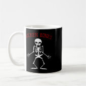 Bicken Botten Skeleton Halloween Funny Botten Love Koffiemok (Links)