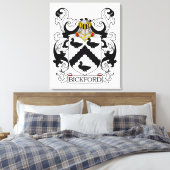 Bickford Family Crest Canvas Afdruk (Insitu (Slaapkamer))