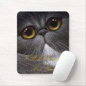 BICOLOR PERSIAN CAT Mousepad Muismat (Met muis)