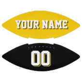 BICOLORED - Geel en zwart, aangepast Football (Panelen)