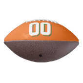 BICOLORED Green and Oranje Custom Football (Gedraaid 270)