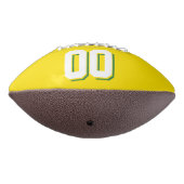 BICOLORED Green and Yellow Custom Football (Gedraaid 270)