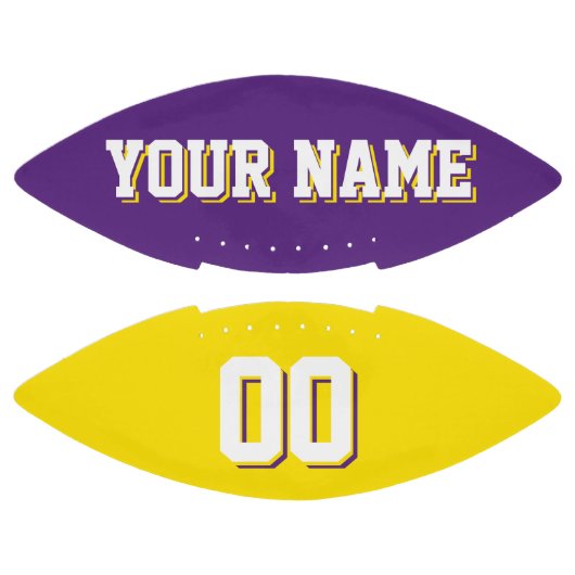 BICOLORED Paars en geel Football (Panelen)