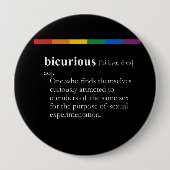 BICURIOUS RONDE BUTTON 4,0 CM (Voorkant)