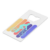 BICYCALE RESPECTIE CREDITKAART FLESSENOPENER (Achterkant Gekanteld)