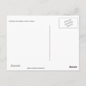 BICYCEL MET BASKET BRIEFKAART VAN DE STROOMSTROOM (Achterkant)