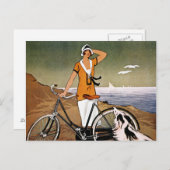 Bicycle Ad, 1925 Briefkaart (Voorkant / Achterkant)