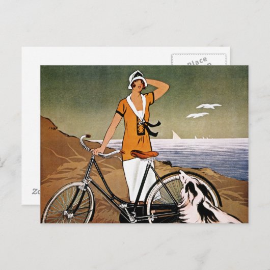 Bicycle Ad, 1925 Briefkaart (Voorkant / Achterkant)