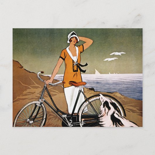 Bicycle Ad, 1925 Briefkaart (Voorkant)