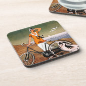 Bicycle Ad, 1925 Drankjes Onderzetter (Linkerzijde)