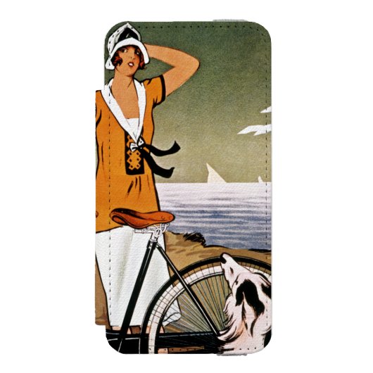 Bicycle Ad, 1925 Incipio iPhone Portemonnee Hoesje (Voorkant Agenda)