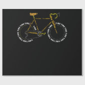 Bicycle AnatomyCute Cycling is levensecht Cadeaupapier (Vlak)