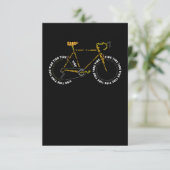 Bicycle AnatomyCute Cycling is levensecht RSVP Kaartje (Staand voorkant)