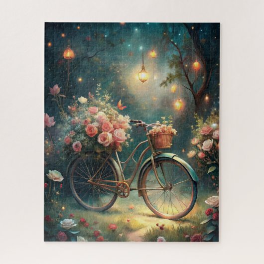 Bicycle and Flowers Legpuzzel (Verticaal)