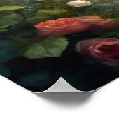 Bicycle and Flowers Poster (Hoek)