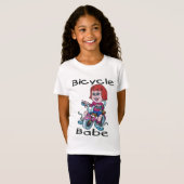 Bicycle Babe T-Shirt (Voorkant volledig)