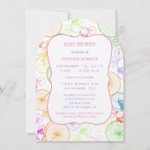 Bicycle Baby Boy Shower-uitnodigingen Kaart (Voorkant)