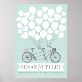 Bicycle Balloon Poster - KIES UW KLEUR