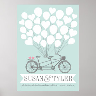 Bicycle Balloon Poster - KIES UW KLEUR