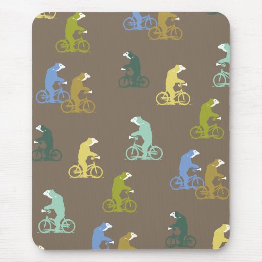 Bicycle Beren Mousepad Muismat (Voorkant)