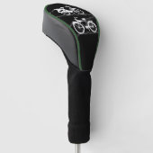 Bicycle Bicycle White Golf Head Hoesje Golfheadcover (Schuin)