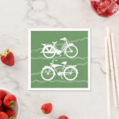 Bicycle Bicycle White Napkins Servet (Insitu)