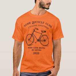  Bicycle Bike Club Custom T-Shirt