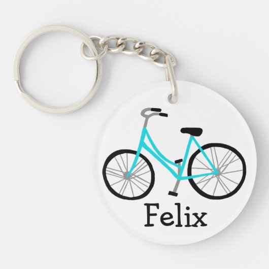 Bicycle Bike Cyclus - AANPASSING IT Sleutelhanger (Voorkant)