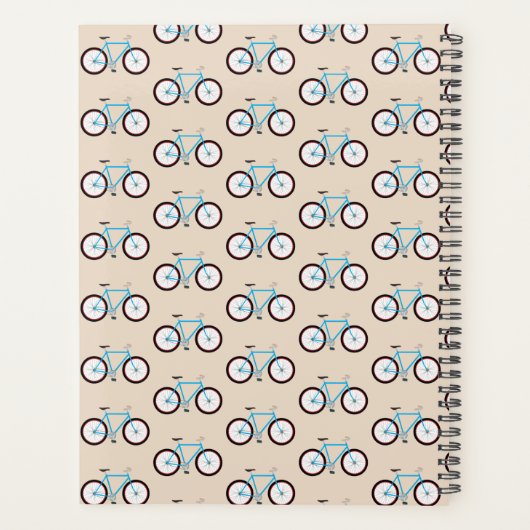 Bicycle Bike Design Name Planner Benoeming Book (Achterkant)