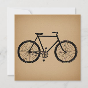 Bicycle Bike Illustratie bruine fietsen Kaart