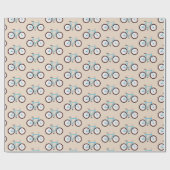Bicycle Bike-patroon Cadeaupapier (Vlak)