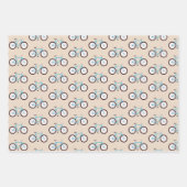 Bicycle Bike-patroon Inpakpapier Vel (Voorkant 3)