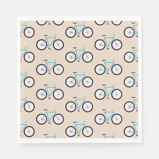 Bicycle Bike Pattern Servet (Voorkant)