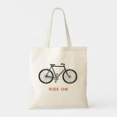 Bicycle Bike persoonlijke ritten op Canvas tas (Achterkant)