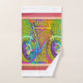 Bicycle Bike Poly Cotton Bad Handdoek (Handdoek)