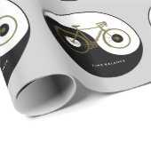 bicycle - biking + bike cadeaupapier (Rol Hoek)