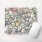 bicycle - biking + bike muismat (Met muis)