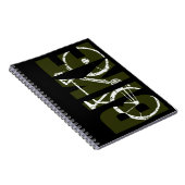 bicycle - biking + bike notitieboek (Rechterzijde)