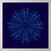 bicycle - biking + bike poster (Voorkant)