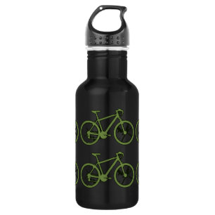 bicycle - biking + bike waterfles