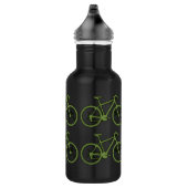 bicycle - biking + bike waterfles (Rechts)