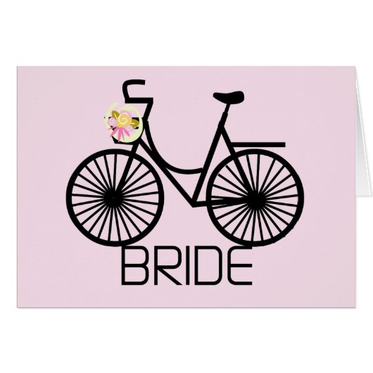 Bicycle Bride Tshirts en Gifts (Voorkant Horizontaal)