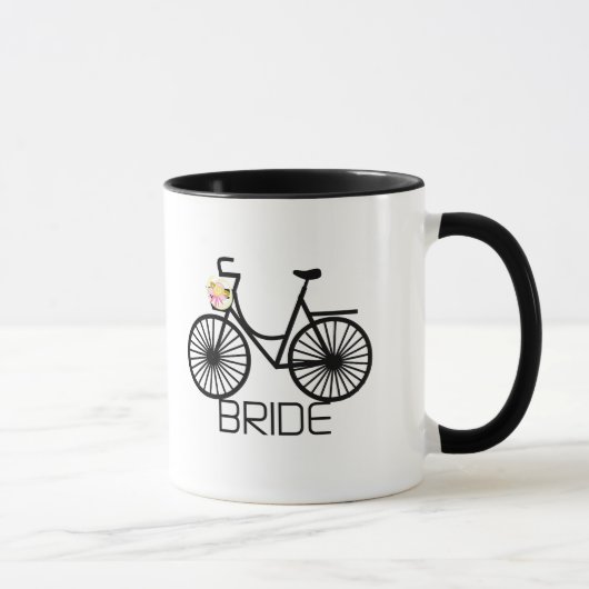 Bicycle Bride Tshirts en Gifts Mok (Rechts)