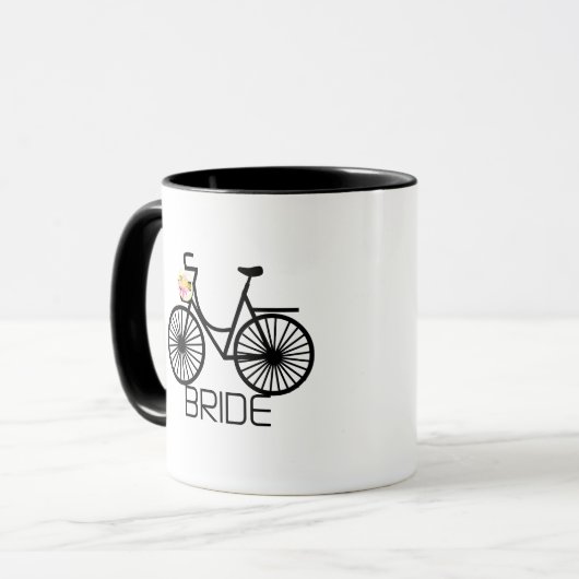 Bicycle Bride Tshirts en Gifts Mok (Voorkant links)