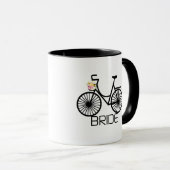 Bicycle Bride Tshirts en Gifts Mok (Voorkant rechts)