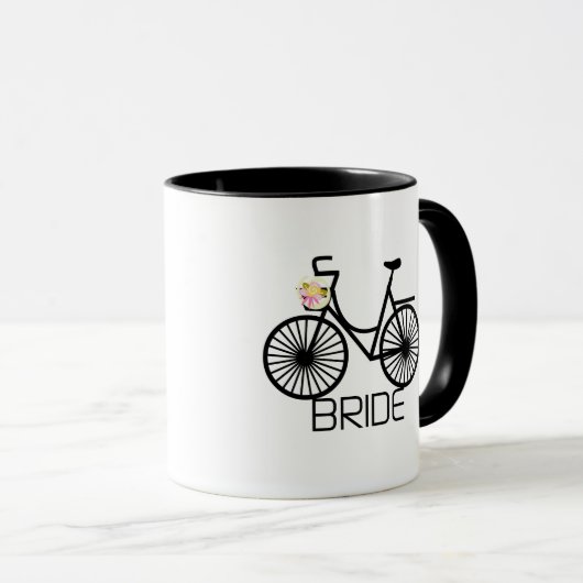 Bicycle Bride Tshirts en Gifts Mok (Voorkant rechts)