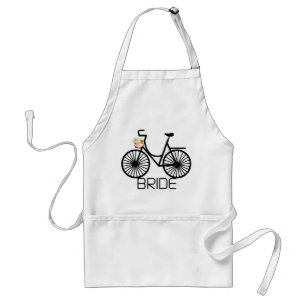 Bicycle Bride Tshirts en Gifts Standaard Schort