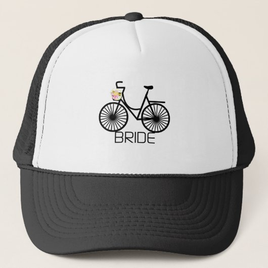 Bicycle Bride Tshirts en Gifts Trucker Pet (Voorkant)