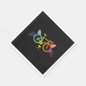 Bicycle Cat Lgbt Servet (Hoek)